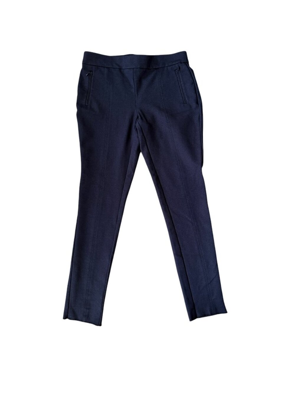 Melanie Lyne dark blue pull-on pants legging style stretchy women's size 4